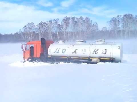 Метель и снегопад в Сибири